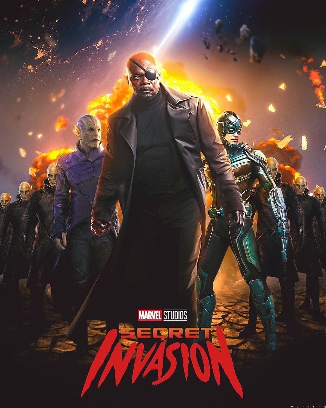 A Marvel's Secret Invasion trailer egy olyan háborút hoz a Földre, amit csak Samuel L. Jackson tud megállítani