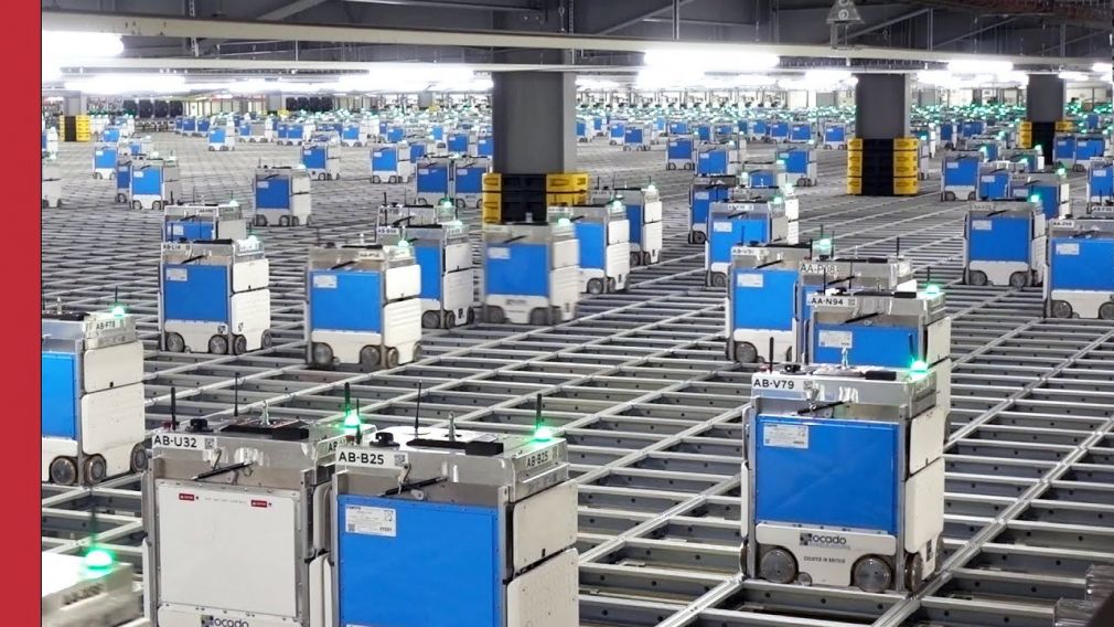 Hány robot kell egy élelmiszerraktár üzemeltetéséhez?