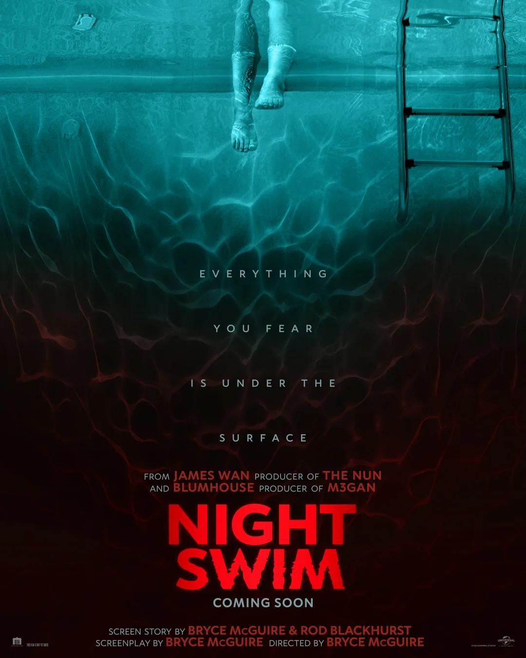 Night Swim Trailer: James Wan új horrorfilmje a medencédet teszi rémálommá